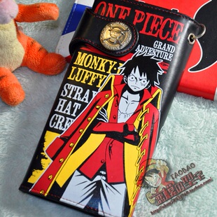 ◆模の宅◆日单动漫 乐天同步海贼王Z剧场版 红衣路飞 钱包/皮夹