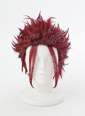 K MISSING KINGS 王 剧场版 周防尊 深红色短发 cosplay假发