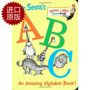 ABC苏博士 ABC Seuss 英文原版 廖彩杏书单Dr. 预售