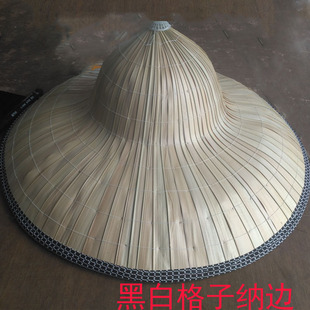 轻便竹叶帽 遮阳挡雨 竹编帽子 防水遮阳帽 越南帽 竹笠帽