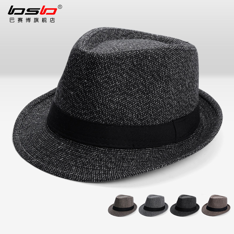 韩版潮复古英伦小礼帽时尚绅士帽子男女爵士帽遮阳帽休闲舞台帽子