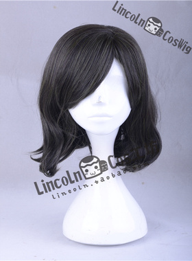 舰队collection/雾岛Kirishima/灰花青加厚短发/ 高温丝cos假发