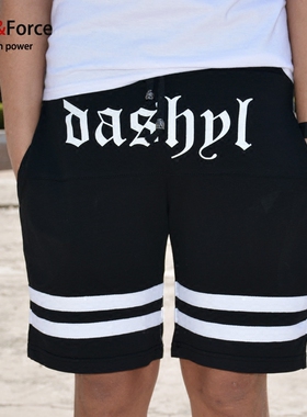 Ares＆Force潮牌大码男装 潮胖子男士休闲裤宽松加肥加大短裤裤衩