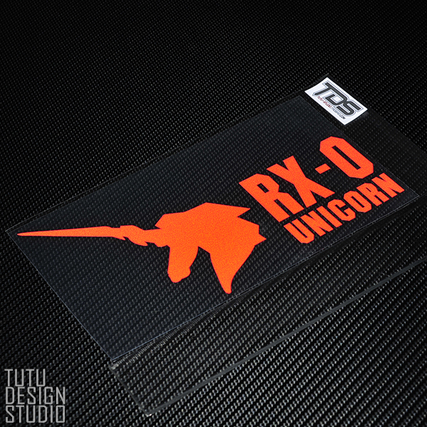 tutu圖圖車貼 机动战士gundam高达rx-0 独角兽 反光贴纸 汽车贴花