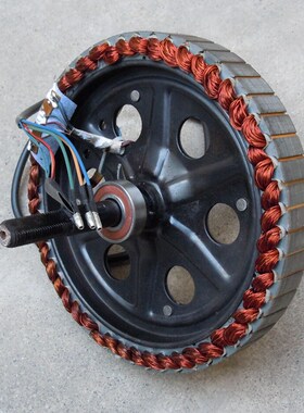 48V60V72V自行车改装大功率电机转子500W1000W普通电动款机芯36V