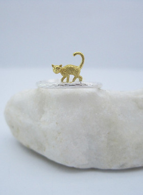 设计师开口纯银戒指