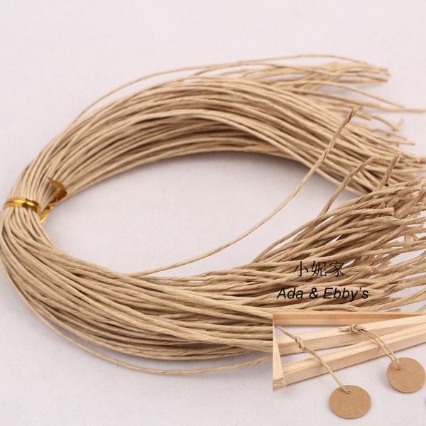 礼品包装装饰用复古牛皮纸绳 清新白色文艺吊牌配套绳 4元/100根,居家布艺,绳子,淘宝优惠券,粉丝福利购,淘宝优惠卷