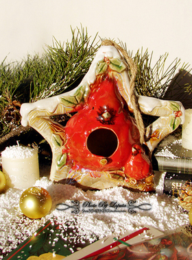 田园风美式乡村浮雕拍照道具摆件