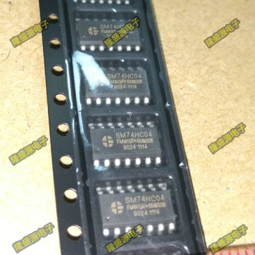【显示屏芯片】74HC04 74HC04D SM74HC04D封装SOP14原装正品