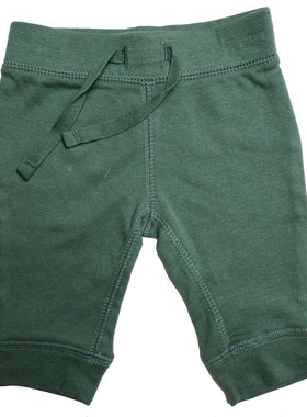哟呼！old navy*0-3个月婴童绿色春夏全棉长裤