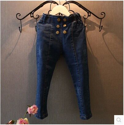 Pantalon fille KS18318 en toile - Ref 2061874 Image 1