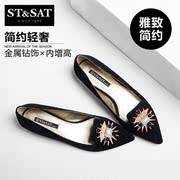 Saturday and summer light pointed low shoes with Rhinestones shoes SS51115527