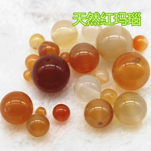 diy饰品天然红玛瑙水晶手工手链男女情侣本命年生日礼物手串配件