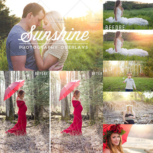 高清阳光光效叠加合成JPG图片PS素材 婚纱写真设计影楼摄影后期