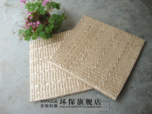 特价 天然蒲草坐垫手工草编方形坐垫打坐垫瑜伽垫 四季皆宜可定做