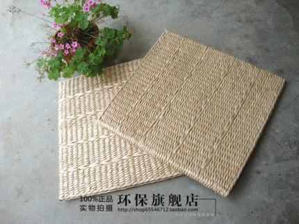 特价 天然蒲草坐垫手工草编方形坐垫打坐垫瑜伽垫 四季皆宜可定做