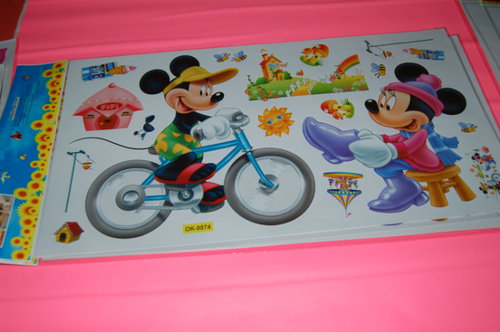 组合手绘涂鸦贴纸墙画