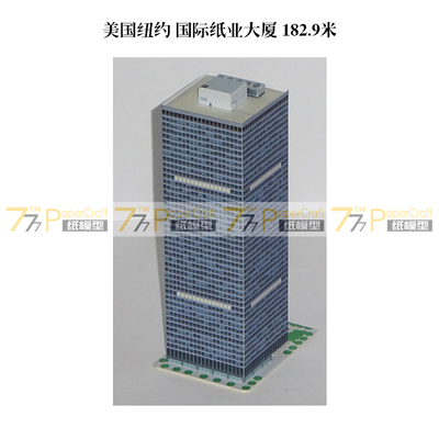 1100011500摩天楼纸模型