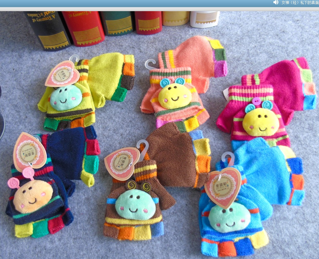 Gants pour fille en lapin - Ref 2149968 Image 1