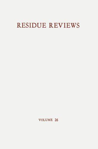 【预订】Residue Reviews / Ruckstands-Bericht...