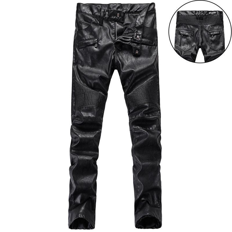 Pantalon cuir homme droit pour jeunesse - Ref 1492009 Image 1