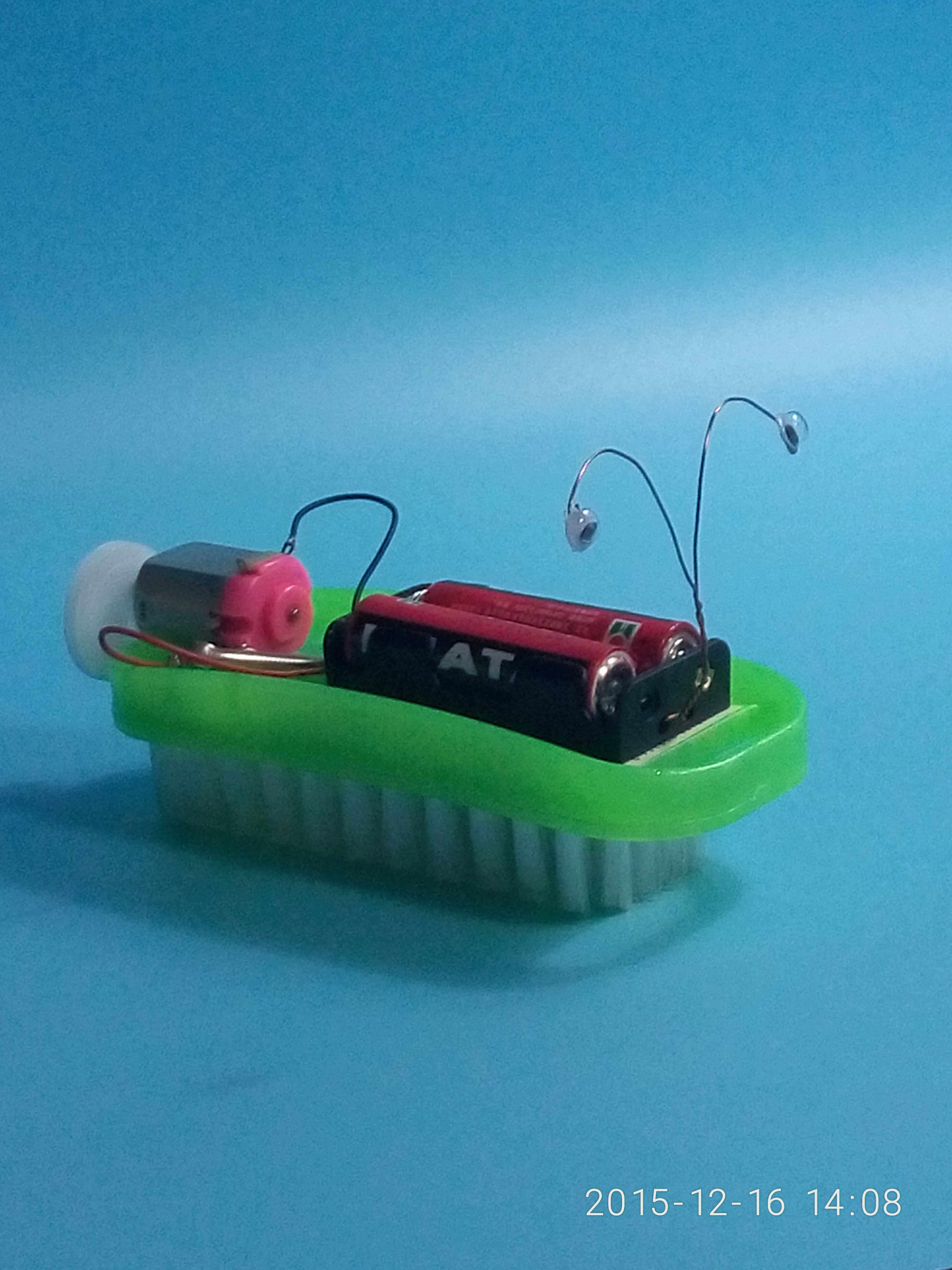 中小学生环保科技科学小制作小发明物理小实验扫地机器人刷刷车