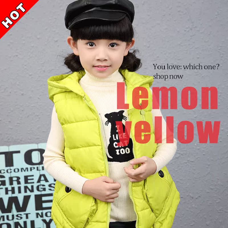 Gilet fille en polyester - Ref 2070772 Image 1