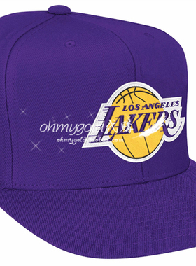 Mitchell & Ness M&N NBA 洛杉矶湖人 棒球帽 羊毛混纺