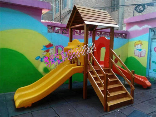 木质秋千幼儿园小博士游乐设施