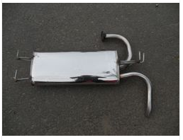 适用于永源飞碟后节排气管 UFO消音器a380排气管中段