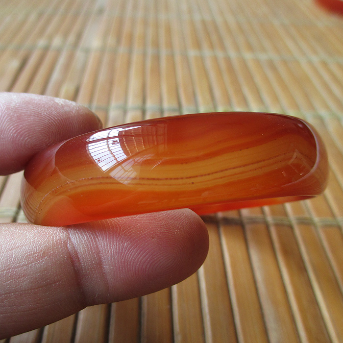 纯天然巴西红玛瑙手镯俏色玉髓缠丝玛瑙玉镯女款一物一图冰透高冰