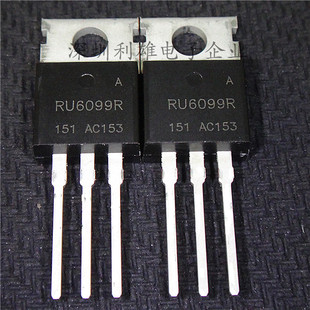 全新 RU6099R  TO-220  N沟道  120A/60V  逆变器  现货