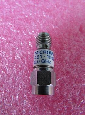 Midwest  451-10dB 10dB DC-18GHz 2W SMA RF同轴固定衰减器
