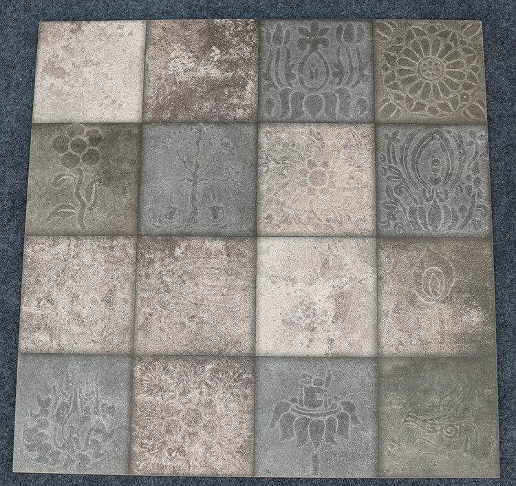 仿古砖水泥砖花砖600客厅地砖餐厅酒吧咖啡厅瓷砖厨房卫生间墙砖