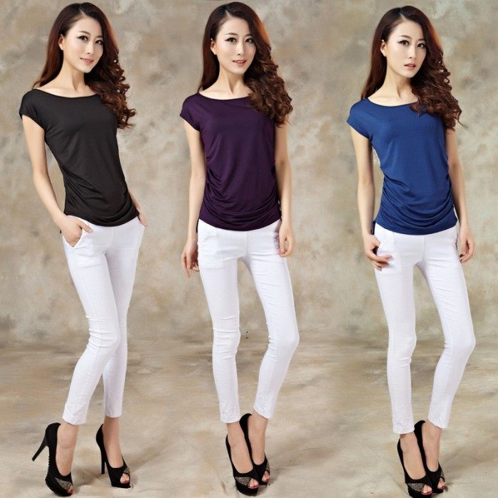 女短袖T恤服装制衣裁剪板纸样版型 收褶T恤打底衫1:1实物纸样 001|ruв категории персональные настройки/разработка услуг/DIY, платье сумки настройки, Специальные одежды, вязание настройки - от Buy2taobao.com для оказания профессиональной услуги покупки агента Taobao