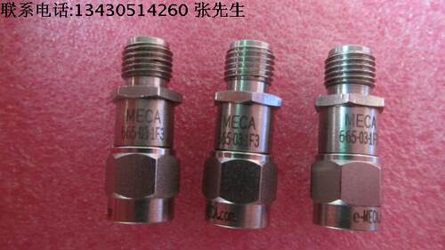 美国MECA进口 665-03-F3 3dB DC-18GHz 2W SMA RF 射频微波同轴固定衰减器 质量包好，包能用 可提供详细测试图 成色好 名 称：同轴固定衰减器 品 牌：MECA 型 号：665-03-1F3 衰 减 量: 3dB