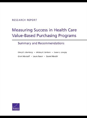 【预售】Measuring Success in Health Care Value-Based Purc