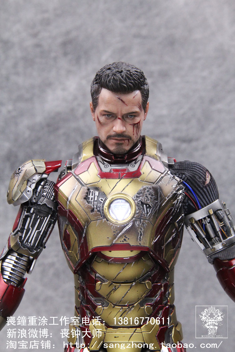 丧钟重涂制作超级战损mk42钢铁侠3ht人偶爱情公寓编剧收藏