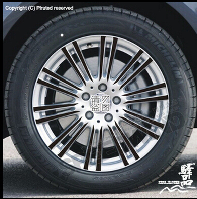 碳纤维改装轮毂贴