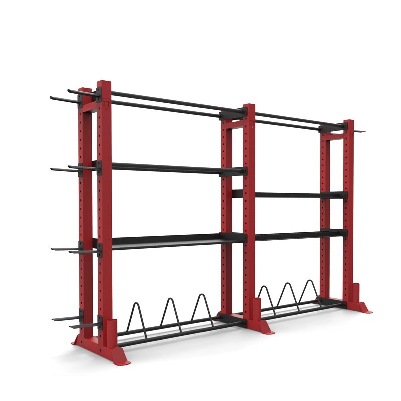 私教工作室综合型储物架 哑铃 壶铃 杠铃架竞技药球存放架