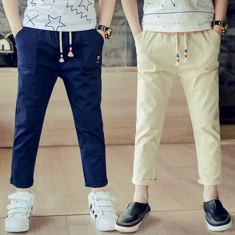Pantalon garcon en Toile de coton - Ref 2054531 Image 1