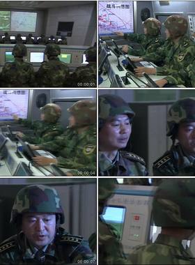 中国军队网络指挥系统平台信息化/高清实拍视频素材