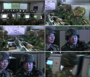中国军队网络指挥系统平台信息化/高清实拍视频素材