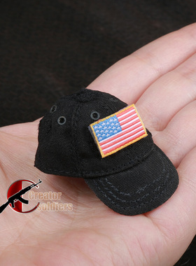 森哥 1:6 兵人 PLAYHOUSE PH  黑色 棒球帽+标 模型