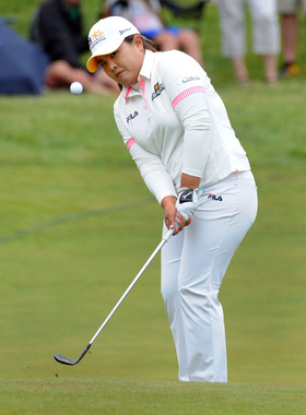 高尔夫明星海报 朴仁妃 房间客厅海报装饰高尔夫球会所挂画T3211A