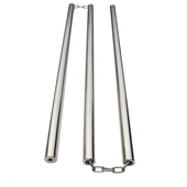 123双节棍变体不锈钢三节棍 三截棍 直径22 平口 表演