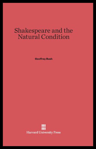 【预售】Shakespeare and the Natural Condition