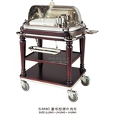酒店不锈钢长方形宴会餐炉车 餐厅牛肉车鲍鱼车煮餐车酒店餐炉车