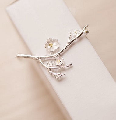 Broche en Alliage argent plaqué or - Ref 1172638 Image 1