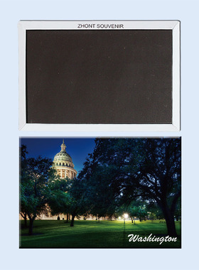 卡通美国 华盛顿 磁性冰箱贴 旅行纪念品  磁贴 22096个性创意